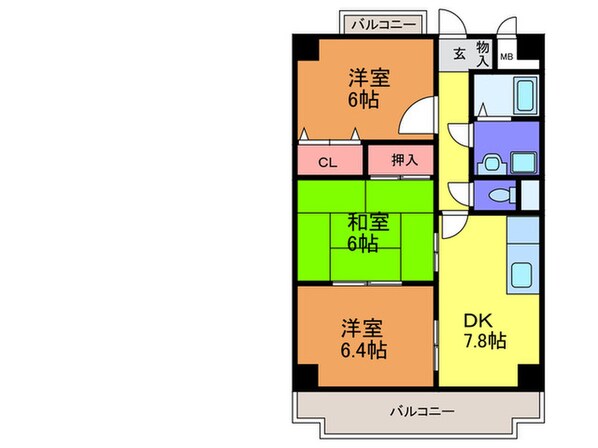 フルラーレの物件間取画像